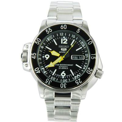 ดูภาพ Karnvera Shop Seiko นาฬิกาข้อมือผู้ชาย สีเงิน สายสแตนเลส รุ่น SKZ211J1 เพิ่มเติม Karnvera Shop Seiko นาฬิกาข้อมือผู้ชาย สีเงิน สายสแตนเลส รุ่น SKZ211J1