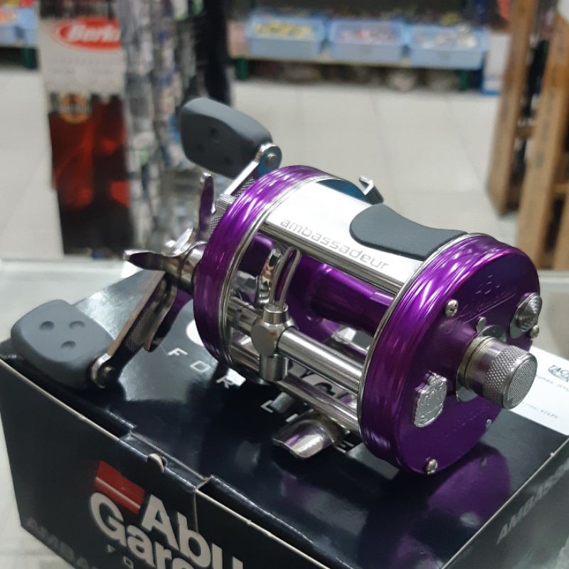 Purple Abu Garcia 5500 Pro Rocket ABUアンバサダー 5500cs