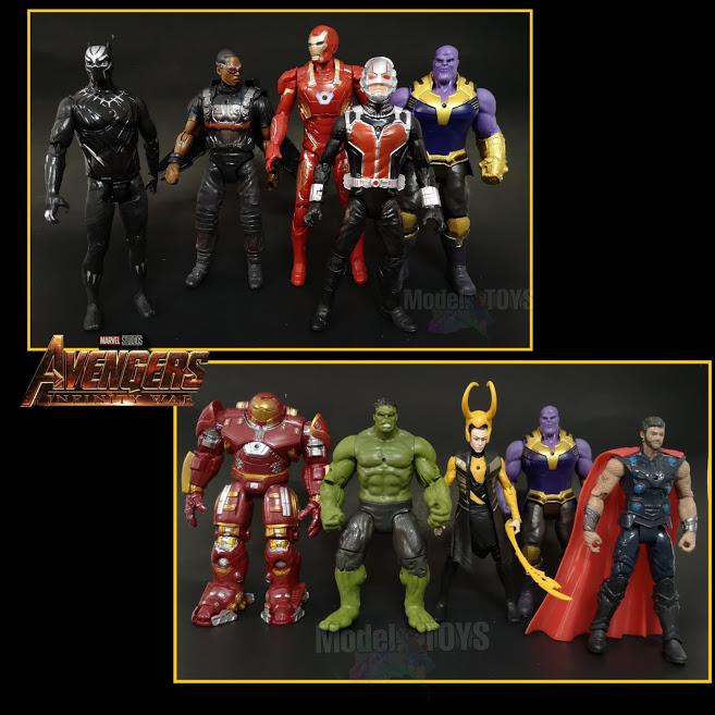 โมเดล อเวนเจอร์ Avenger อินฟินิตี้วอร์ Set 10ตัว ขนาด17-18cm