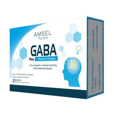 AMSEL GABA Plus Vitamin Premix (20 Capsules)