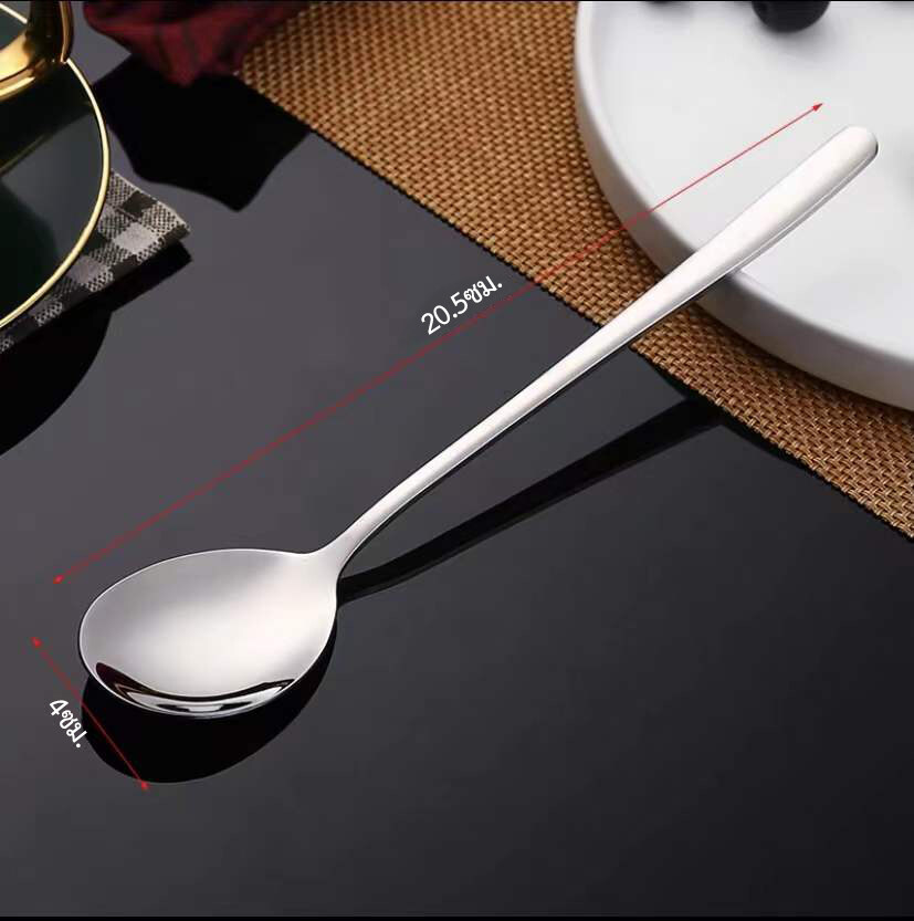 ส้อม ช้อน ช้อนส้อม ชุดช้อนส้อม ช้อนส้อมเกาหลี ส้อมช้อนส้อมเกาหลี Stainless Steel Cutlery ลสอย่างดีไม่เป็นสนิม ช้อนเกาหลี ส้อมเกาหลี (076) สี silver spoon 0 สี silver spoon 0