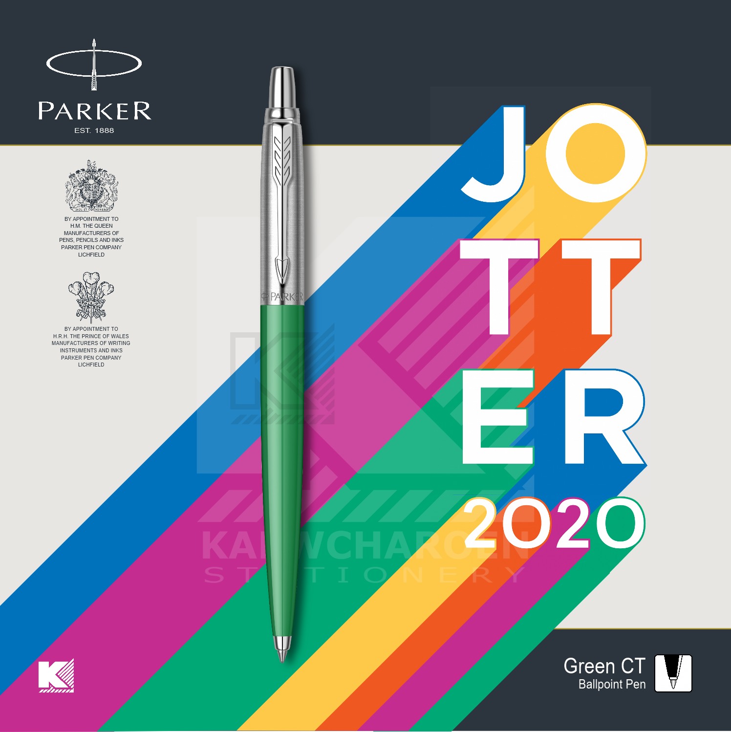 ปากกาลูกลื่น Parker Jotter Originals Series 2020 สี เขียว สี เขียว