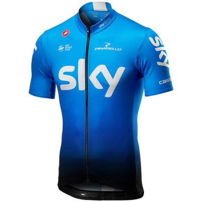 Cycling Jersey สวมใส่ขี่จักรยาน ผู้ชาย ฤดูร้อน เสื้อแขนสั้น กีฬาอาชีพ PRO การแข่งขันจักรยาน เนื้อผ้าระบายอากาศได้ดี เสื้อยืด