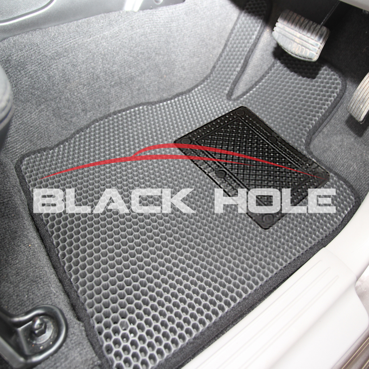 Mitsubishi Pajero Sport ปี 2008 - ปี 2014 พรมรถยนต์Pajero พรมเข้ารูปสองชั้นแบบรูรังผึ้ง Blackhole Double Mat (ชุดห้องโดยสาร) สี SET B ( 6 Pcs. ) Black-สีดำขอบเดิม ( 6 ชิ้น ) สี SET B ( 6 Pcs. ) Black-สีดำขอบเดิม ( 6 ชิ้น )