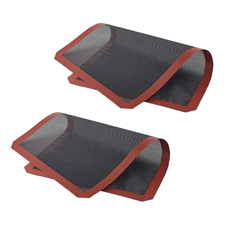 2 Pcs Silicone Baking Mat Sheet,NonStick Oven Liner Perforated Mesh