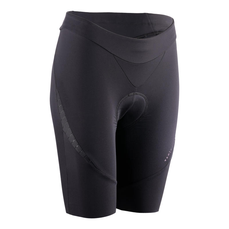 Women's Bibless Cycling Shorts racers - Black