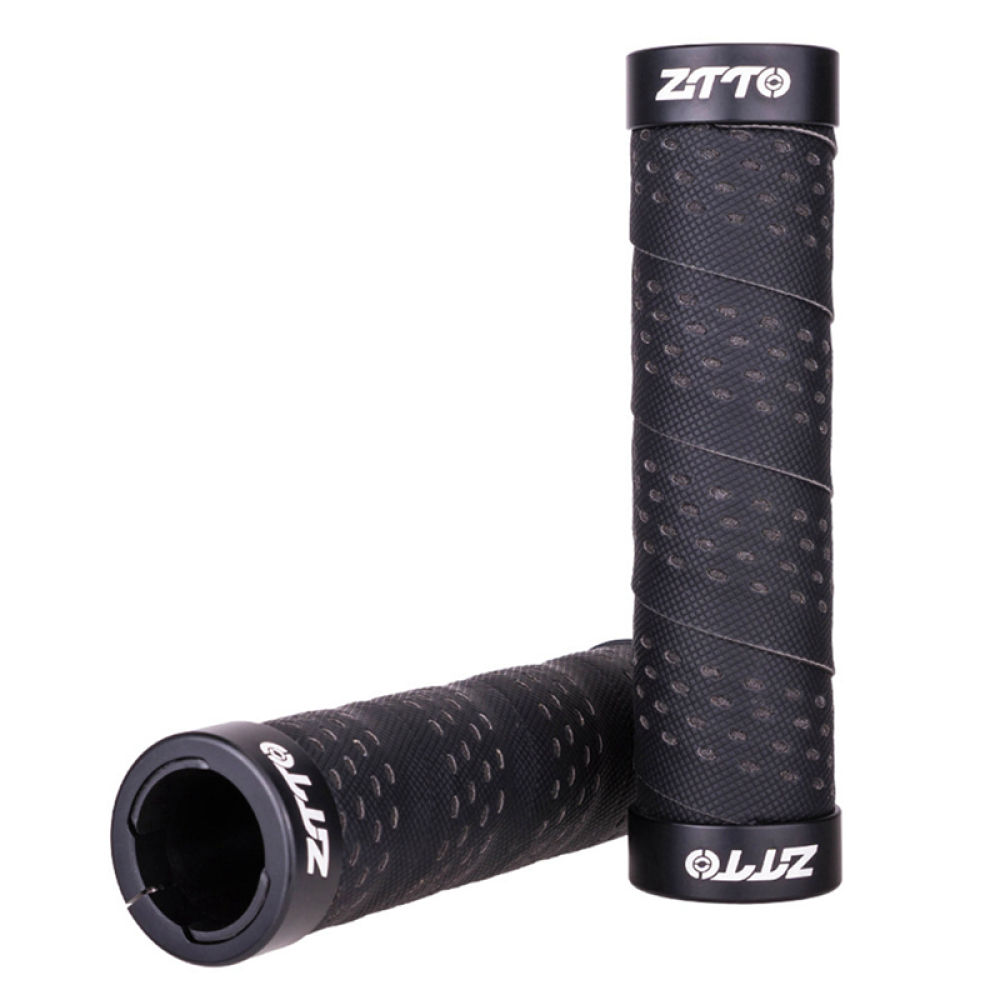 ZTTO 2 Pcs Anti-Slip Bike Handle Grip Shock Absorption Breathable Bicycle Handlebar Cover Lightweight Mountain Bike Riding