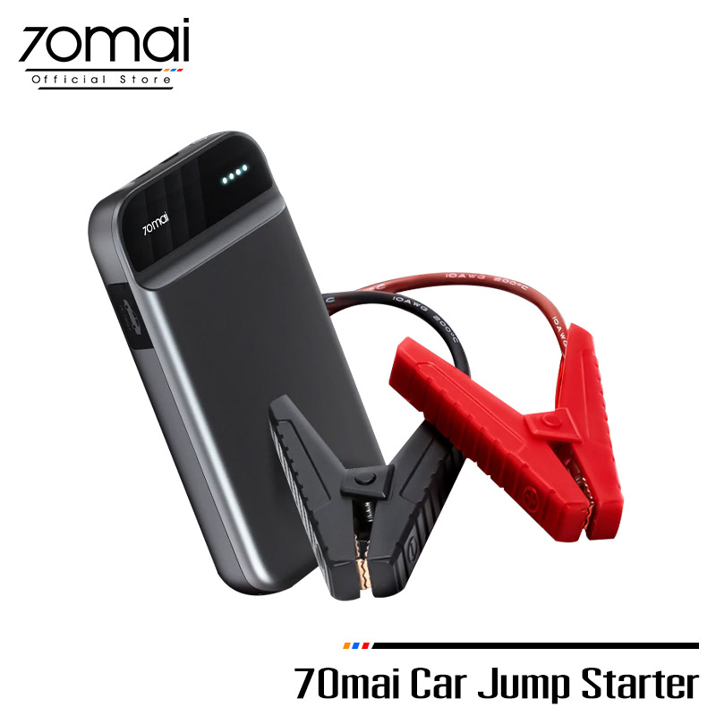 [ศูนย์ไทย] 70mai Portable Car Jump Starter จั้มสตาร์ทรถยนต์ 11100mAh แบตเตอรี่ เป็น power bank ได้ แบตสำรองรถยนต์ แบบพกพา