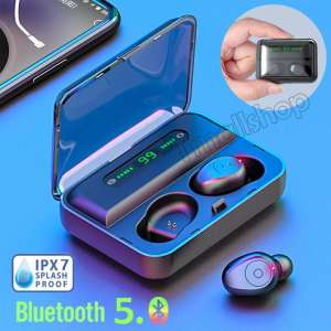 หูฟังบลูทูธ หูฟัง bluetooth หูฟังไร้สาย หูฟัง bluetooth วิ่ง หูฟังไร้สาย bluetooth ระบบสัมผัส กันน้ำ เป็นพาวเวอร์แบงค์ในตัว