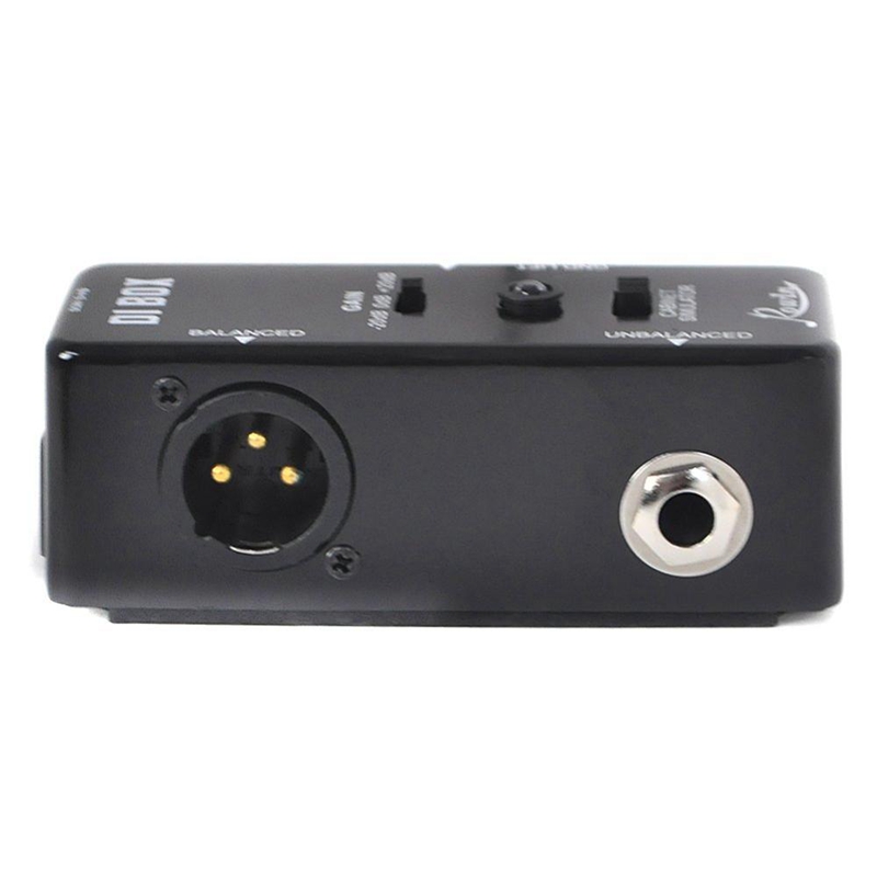 Rowin DI BOX LEF-331 Micro-DI with Cab Sim and Gain Guitar Effect Pedal True Bypass