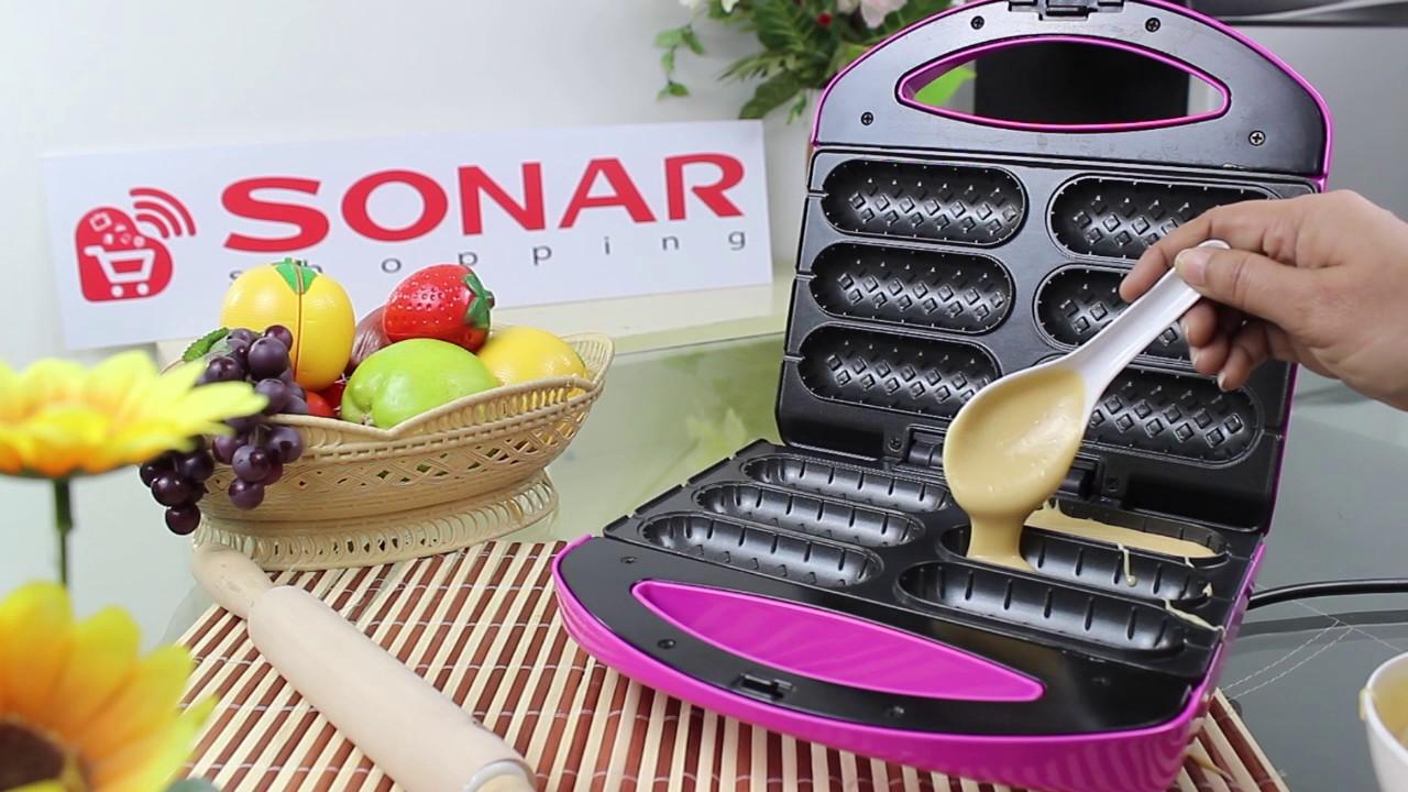Sonar เครื่องทำวาฟเฟิลฮอทดอก เครื่องทำขนม รุ่น SNSW158