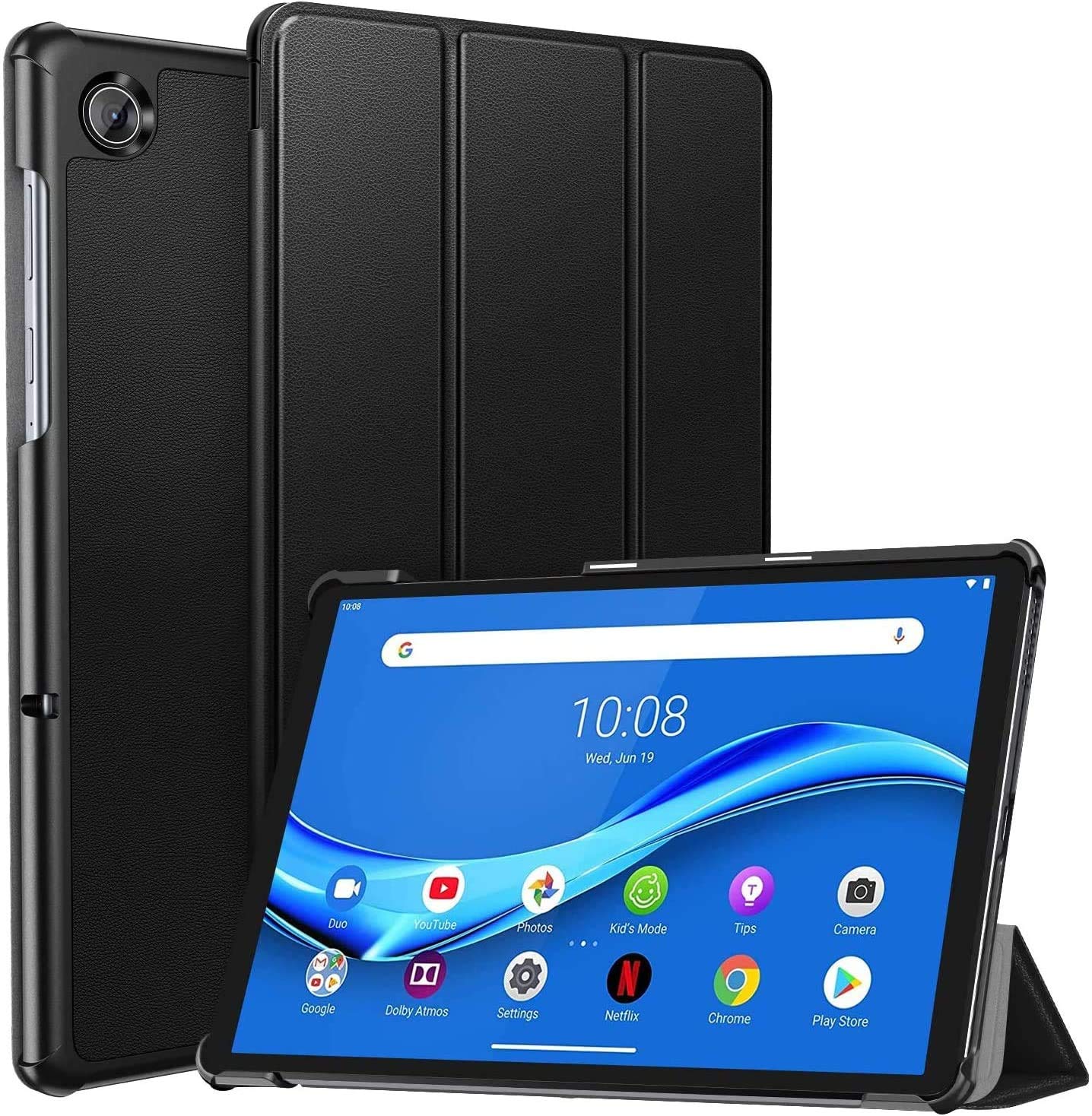 Tablet LENOVO 10.3'' 4G, M10 FHD Plus (2nd Gen)Ram 4GB/Rom128GB (TB-X606X) Black ฟรี เคส กระเป๋า+ฟิล์มใส