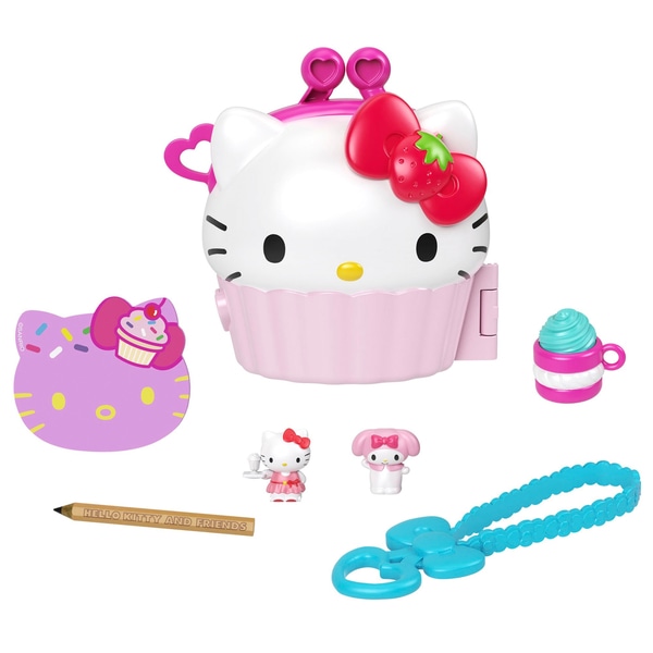 Sanrio Hello Kitty Mini Compact ซานริโอ้ มินิ คอมแพ็คท์ อัสต์ Gvb27 Th 6052