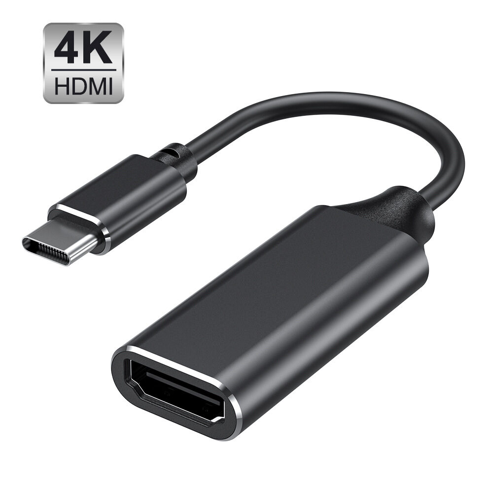 Usb C to Hdmi Adapter, Usb 3.1 Type C to Hdmi 4K Converter Compatible for Mas Os/Win7 8 10 Xp, Plug and Play