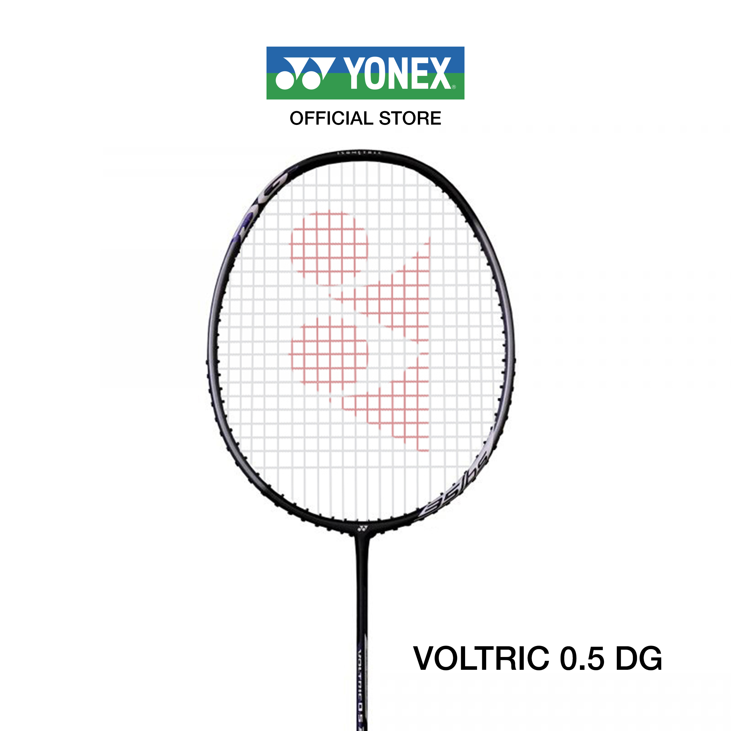 YONEX ไม้แบดมินตันรุ่น VOLTRIC  0.5 DG SLIM น้ำหนัก 83g (4U) ขนาดด้ามไม้ G4 ไม้หัวหนักและก้านอ่อน ไม้สามารถขึ้นได้สูงสุด 35 Ibs แถมเอ็น BG65