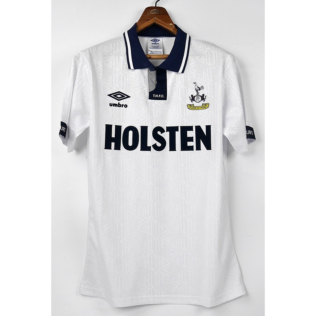 ชุดบาสเกตบอลและฟุตบอลi3525k [พิมพ์โค้ดINCDEL15ก่อนชำระลด15-]TOTTENHAM HOTSPUR SPURS HOME RETRO 1991-1993 FOOTBALL SHIRT SOCCER JERSEY