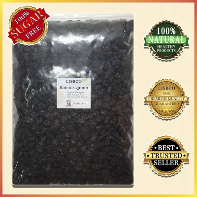 Black Raisins 1 kg. Premium Quality Products, Black Raisins Ready To Eat, Grade A Premium ++ Imported Premium Quality Products Without Sugar Suitable for all ages