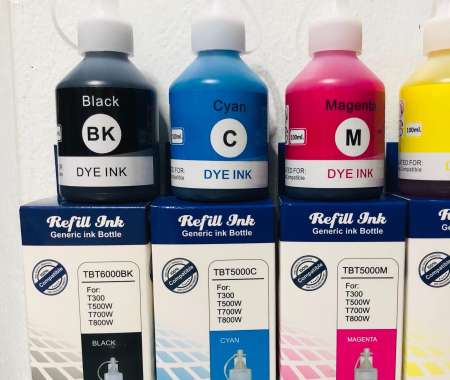Brother Ink (Premium Ink) BT6000BK, BT5000C, BT5000M, BT5000Y for T300/T500W/T700W/T800W ( BK ,C,M,Y 100 ml ) Brother Ink (Premium Ink) BT6000BK, BT5000C, BT5000M, BT5000Y for T300/T500W/T700W/T800W ( BK ,C,M,Y 100 ml )
