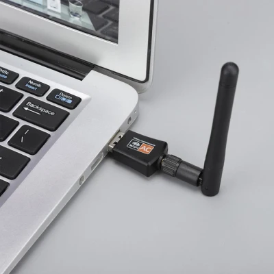 Himmel ตัวรับสัญญาณ WIFI 5G USB WiFi ตัวรับสัญญาณไวไฟ 5G และ 2.4G (1ชิ้น)