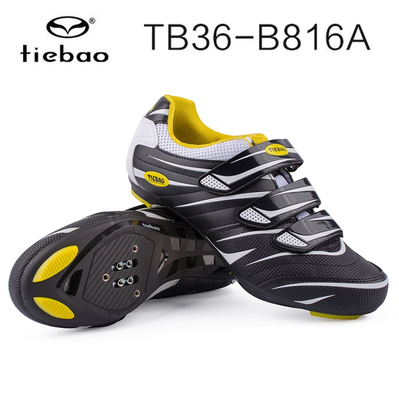 รองเท้าจักรยานเสือหมอบ TIEBAO รุ่น TB36-B816A สีเหลืองดำ