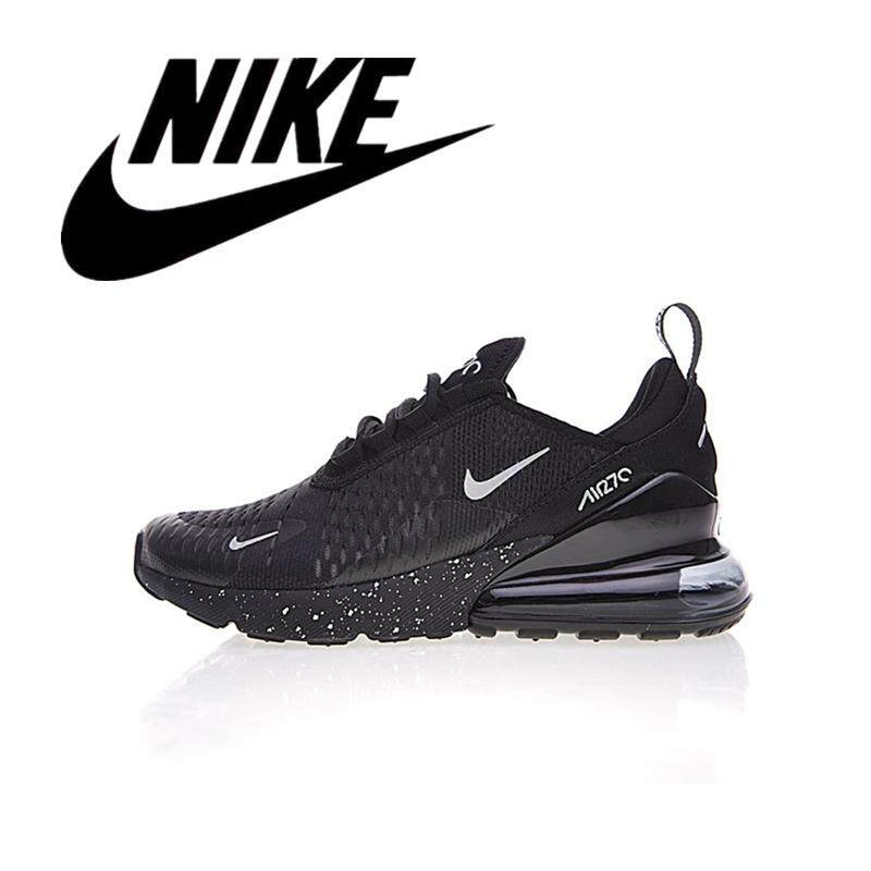 _Nike _Air Max 270 Men's Wearable Running Shoes Outdoor Women's Lightweight Sneakers Breathable Black 36-45#AH8050-202