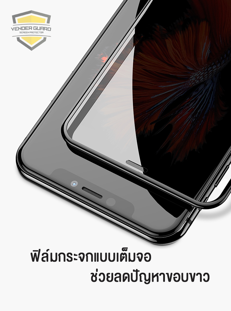  ฟิล์มกระจก iPhone แบบเต็มจอ 9D ของแท้ ทุกรุ่น! iPhone 12 Pro max | 12 Pro |11 Pro Max | 11 pro | 11 | XS Max/XR/X/8/7/6 รุ่นกาวเต็มแผ่น