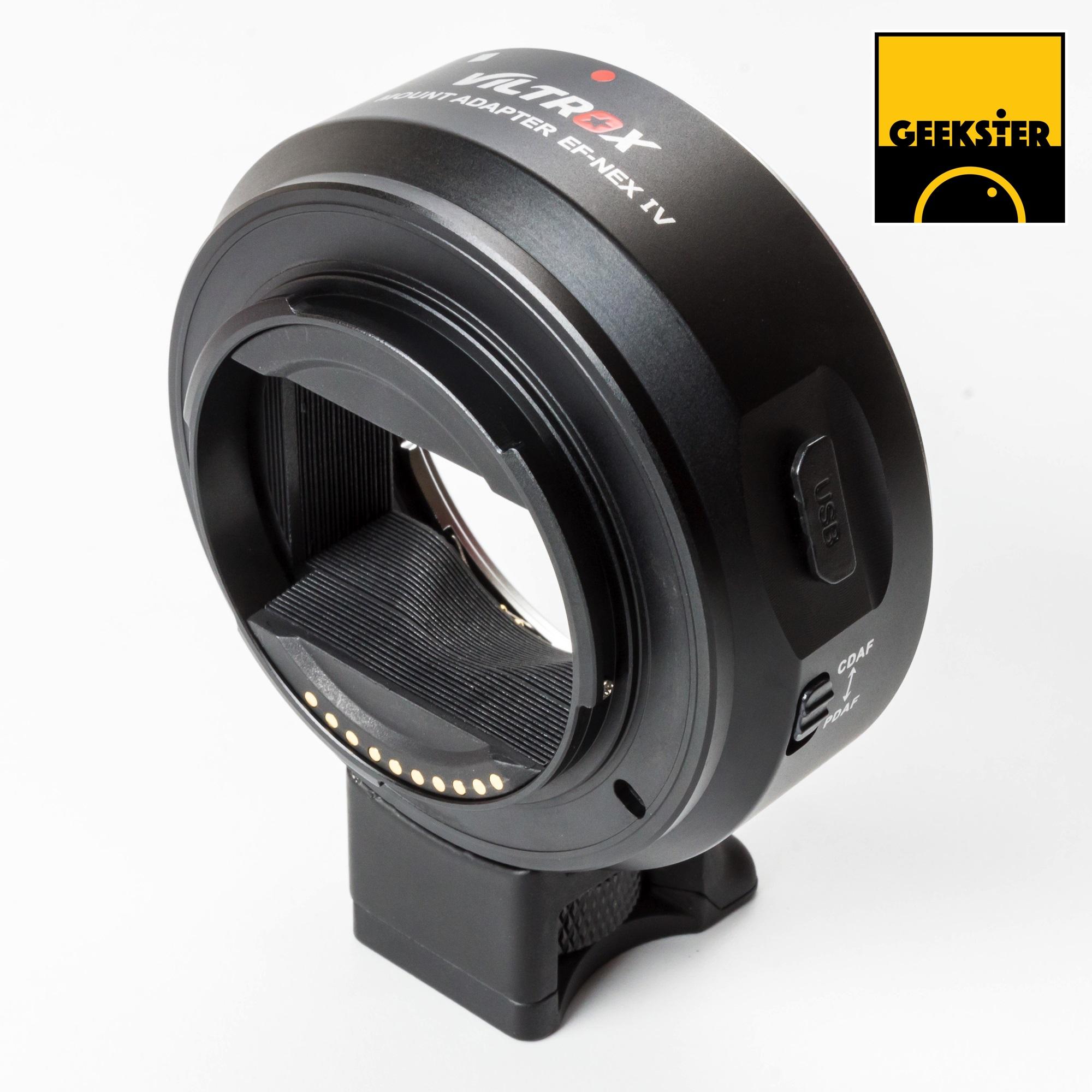 VILTROX EF-NEX IV ออโต้เลนส์โฟกัสอแดปเตอร์สำหรับเลนส์ Canon DSLR EF EF ...