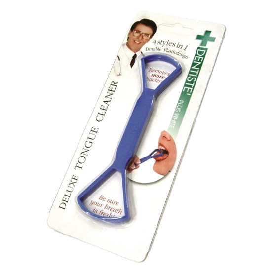 Dentiste ที่ขูดลิ้น 4 in 1 ที่แปรงลิ้น แปรงกวาดลิ้น Dentiste Deluxe
