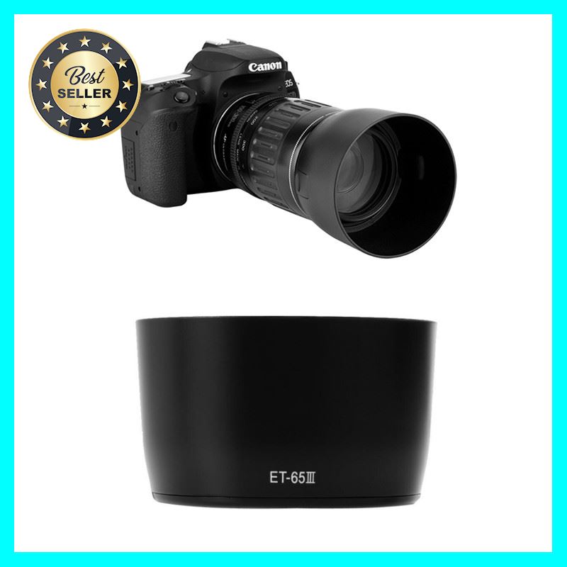 Canon Lens Hood ET-65III for EF 85mm f/1.8 USM, EF 100mm f/2 USM เลือก 1 ชิ้น อุปกรณ์ถ่ายภาพ กล้อง Battery ถ่าน Filters สายคล้องกล้อง Flash แบตเตอรี่ ซูม แฟลช ขาตั้ง ปรับแสง เก็บข้อมูล Memory card เลนส์ ฟิลเตอร์ Filters Flash กระเป๋า ฟิล์ม เดินทาง