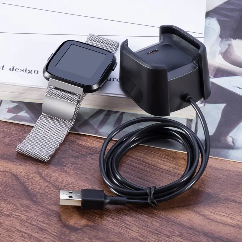 ภาพสินค้าพร้อมส่ง สายชาร์จ fitbit versa / versa Lite แท่นชาร์จ fitbit versa แบบ USB จากร้าน Crazy Smart Watch Accessories บน Lazada ภาพที่ 2