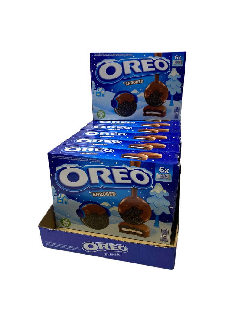 OREO ENROBED With Chocolate Coating Flavour 246g 1ถาด/บรรจุ 10 กล่อง ราคาส่ง ยกถาด สินค้าพร้อมส่ง