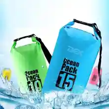 ภาพขนาดย่อของภาพหน้าปกสินค้ากระเป๋ากันน้ำ ถุงกันน้ำ Waterproof Bag 15ลิตร 20ลิตร 5ลิตร 10ลิตร จากร้าน ihotsale บน Lazada ภาพที่ 2