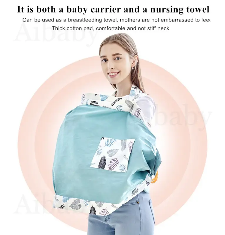 ภาพสินค้าBeige เป้อุ้มเด็ก Baby Carrier ระบายอากาศเบา กระเป๋าอุ้มเด็ก 0-30kg ผ้าอุ้มเด็กกระเป๋าของ 2ห่วงล็อค เป้อุ้มเด็กทารกแรกเกิดเบาสบายผ้าอุ้มนอน จากร้าน Aibaby บน Lazada ภาพที่ 2