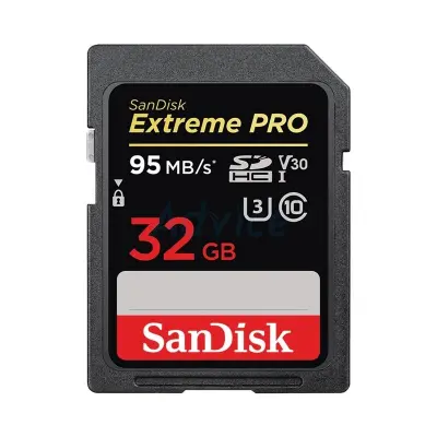 SD Card 32GB SanDisk Extreme Pro (95MB/s,)