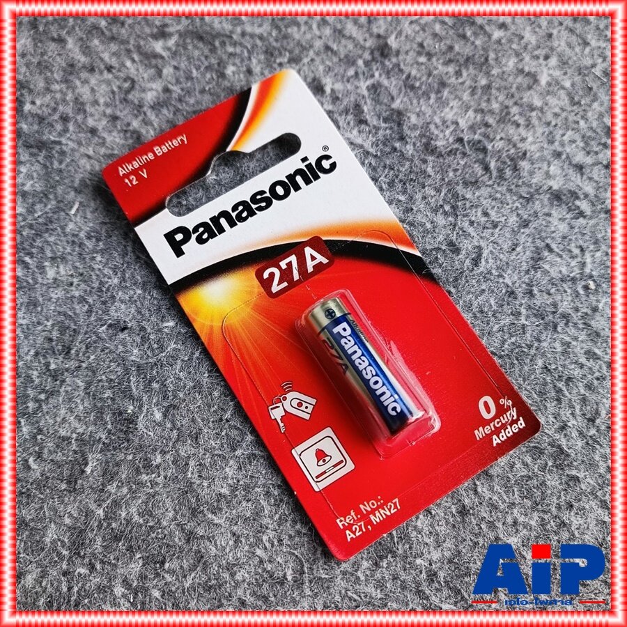 1ก้อน PANASONIC LRV27A ถ่าน27A ถ่านเบอร์27 ถ่าน battery ถ่านรีโมท27A ...
