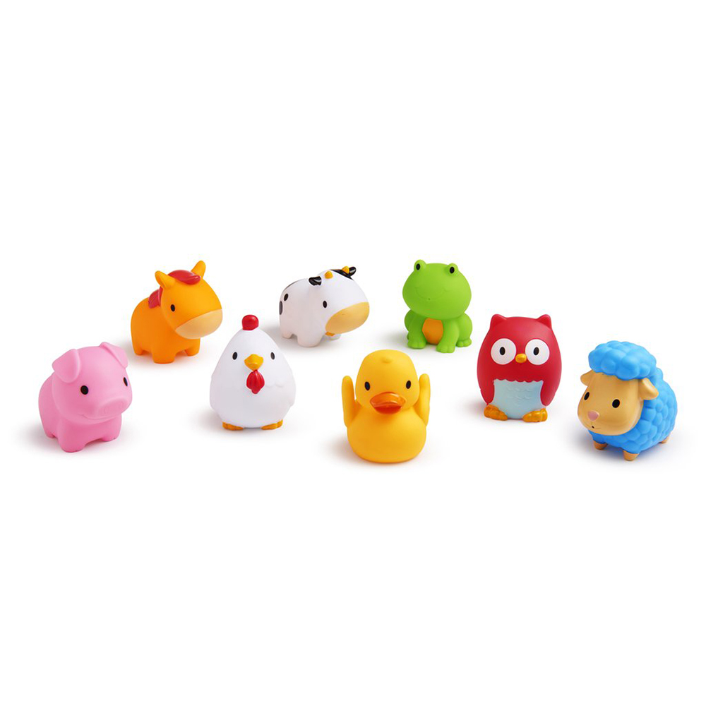 Munchkin Squirtin Bath Toy Barnyard Friends ของเล่นอาบน้ำ