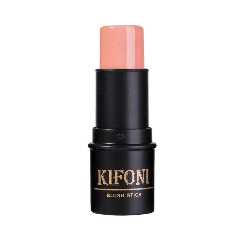 KIFONI บรัชออน ที่ปัดแก้ม แบบครีม แบบแท่ง ติดทนนาน ดูสขภาพดีแบบธรรมชาติ มีให้เลือก4โทนสี KIFONI Blush stick 4 colors baked blushes Makeup Palette Face Cheek cream Blusher sticker Long Lasting Nude Natural Cosmetics #KF-08