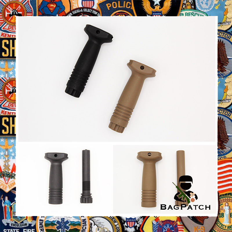 Bagpatch กริ๊ปมือหน้า Knight รุ่น Knight’s Forward Vertical Grip สี ดำ ทราย อุปกรณ์อะไหล่ปีนบีบีกัน สำหรับเล่น กีฬาประเภทยิง ปืนแอร์ซอฟต์ บีบีกัน ปืนลมอัดแก๊ส ปืนแอร์ซอฟต์  #00000156