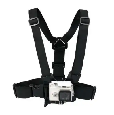 สายคาดอกพร้อมอุปกรณ์ สำหรับ GoPro Chest Strap Belt Body Tripod Harness
