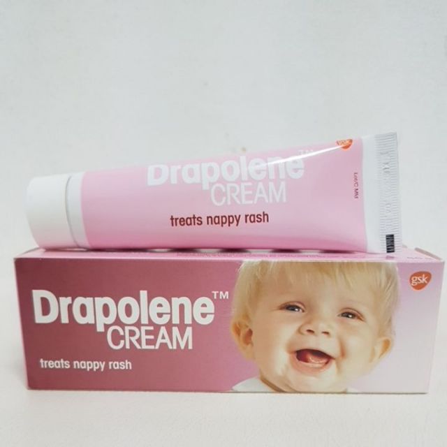 ((ส่งจากร้านยา))((ถูกสุดๆๆ))Drapolene cream ดราโพลีน ครีม รักษาผื่นคันและผื่นแพ้จากผ้าอ้อมและรอยแดงตามข้อพับ 55 กรัม