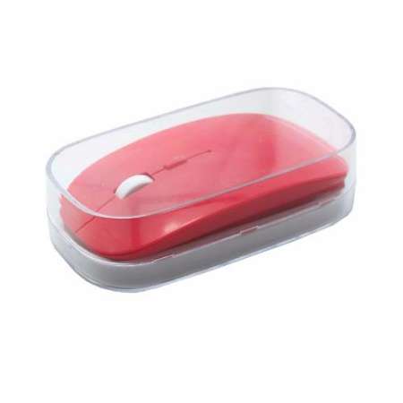 9FINAL เม้าส์ไร้สาย Super Slim Wireless Mouse, Ultra Slim Wireless Mouse For PC Laptop and Android tv box ( สี Pink บานเย็น) 