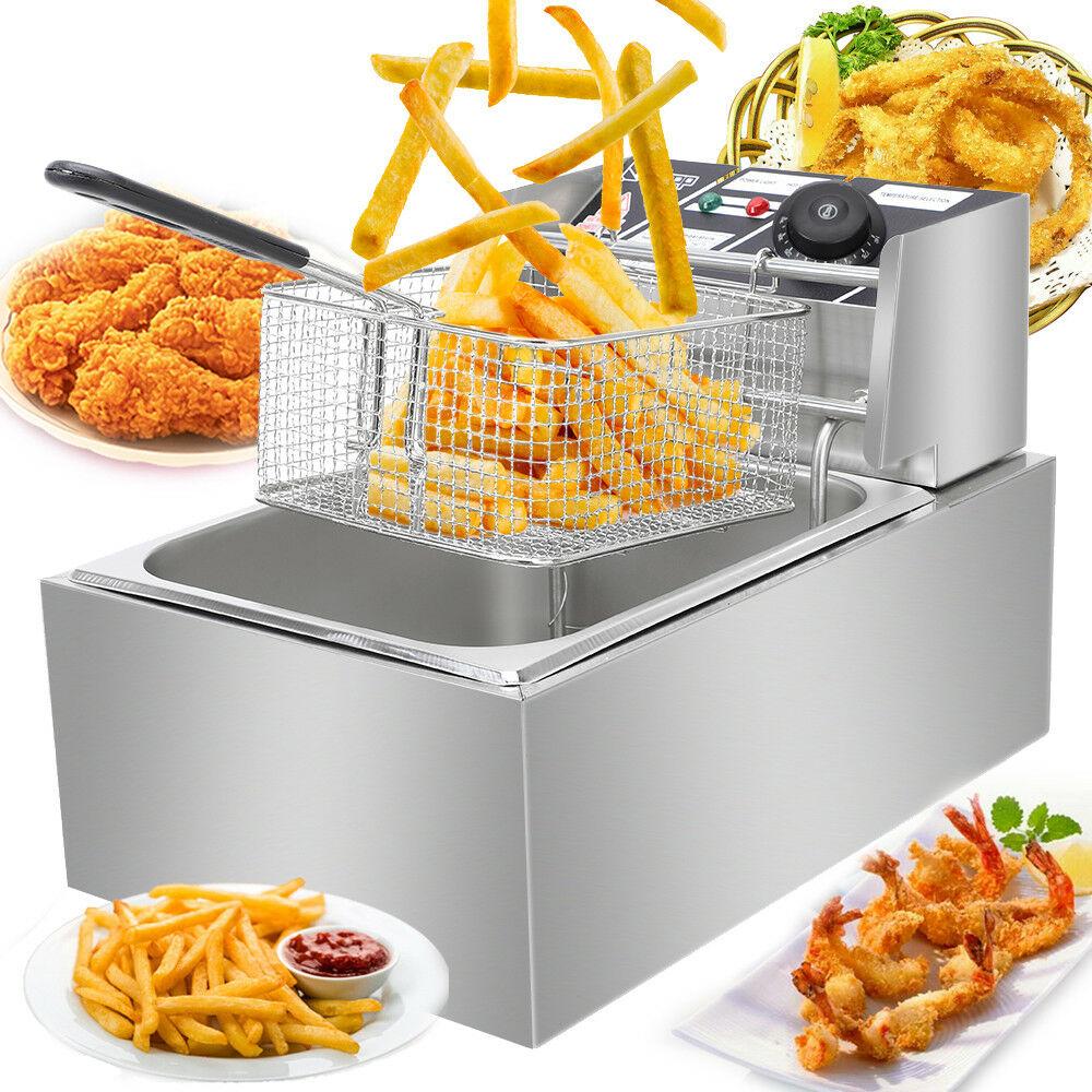 หม้อทอดไฟฟ้า เตาทอดไฟฟ้า หม้อทอดเพื่อการพาณิชย์ Deep fryer หม้อทอด เตาทอด เตาเดี่ยว