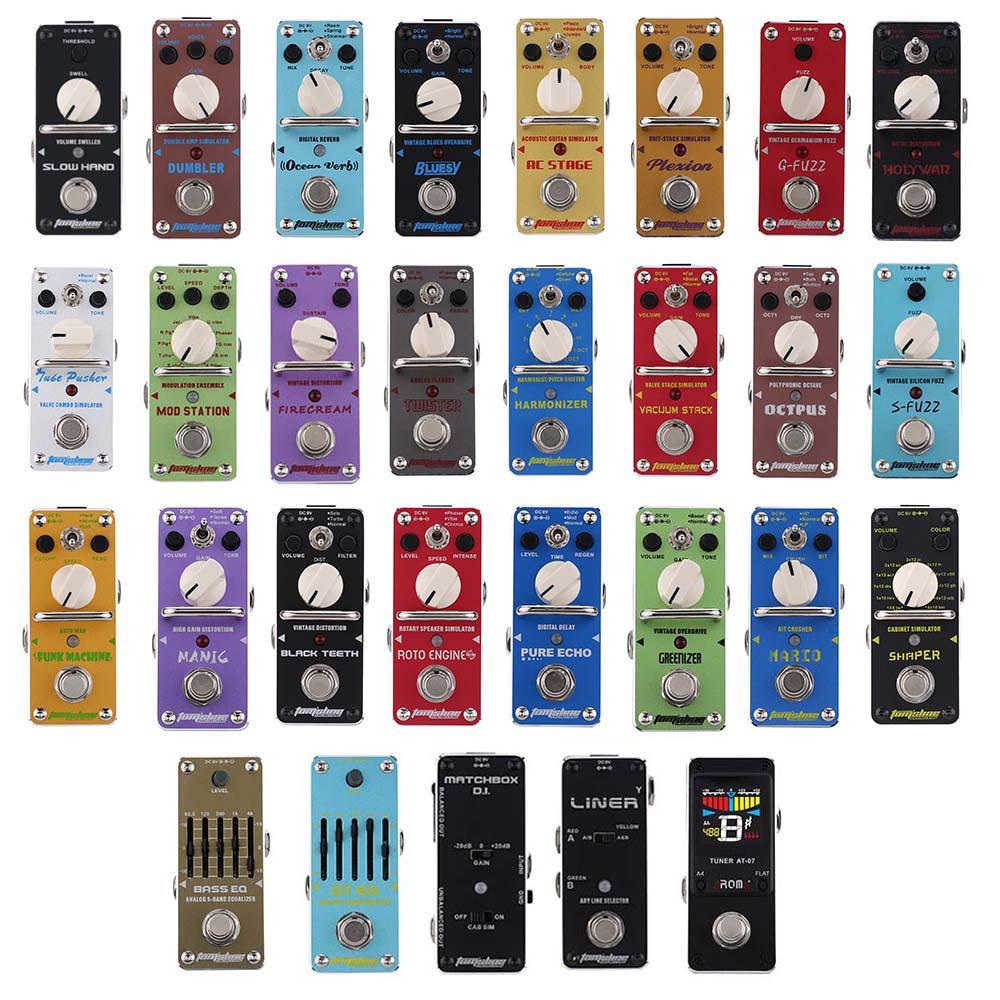 [ammoon]quà bí mật Aroma AMS-3 Mod Station Modulation Ensemble Electric Guitar Effect Pedal Mini Single Effect with True Bypass