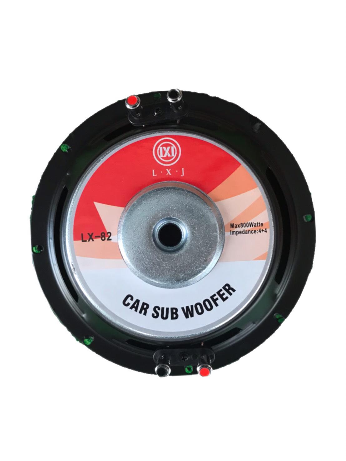 LXJ ดอกลำโพงซับรถยนต์ 8 นิ้ว 4 OHMS 800 วัตต์ SUB WOOFFER รุ่นLXJ LX-82(แพ็ค 1 ดอก?