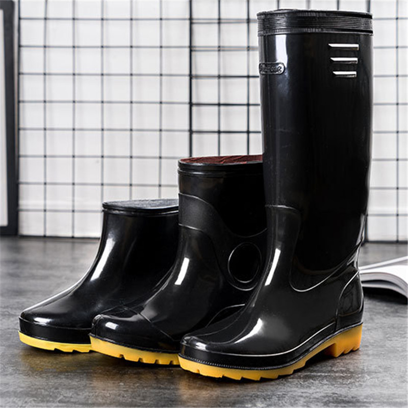 42cm waterproof shoes กันน้ำ รองเท้าบูทกันฝน Rain boots คุณภาพสูง