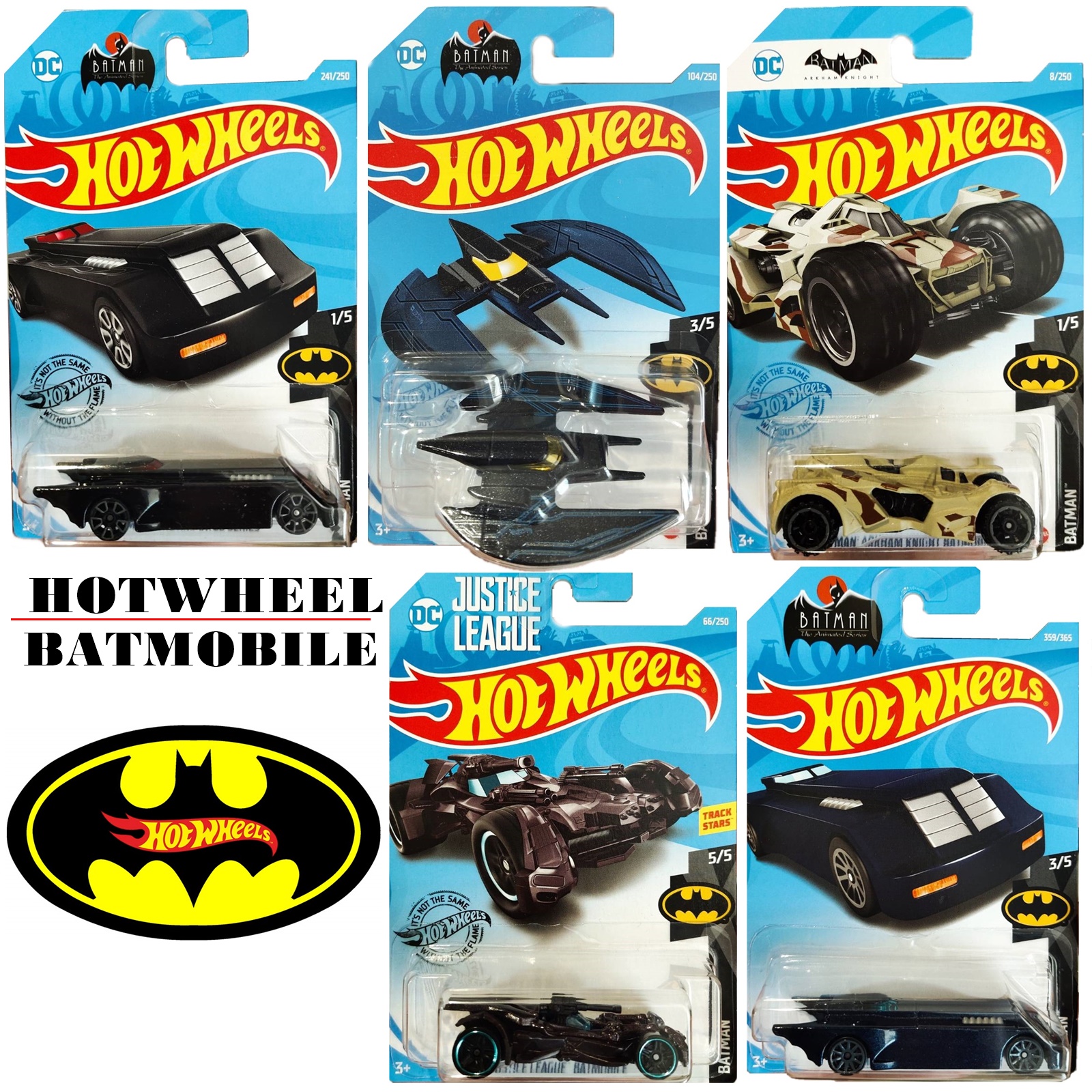 Hotwheels Batmobile หลากหลายแบบ ลิขสิทธิ์แท้