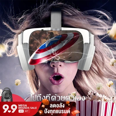 2019 แว่นVR BOBOVR Z6 ของแท้100% นำเข้า 3D VR Glasses with Stereo Headphone Virtual Reality Headset แว่นตาดูหนัง 3D อัจฉริยะ สำหรับโทรศัพท์สมาร์ทโฟนทุกรุ่น