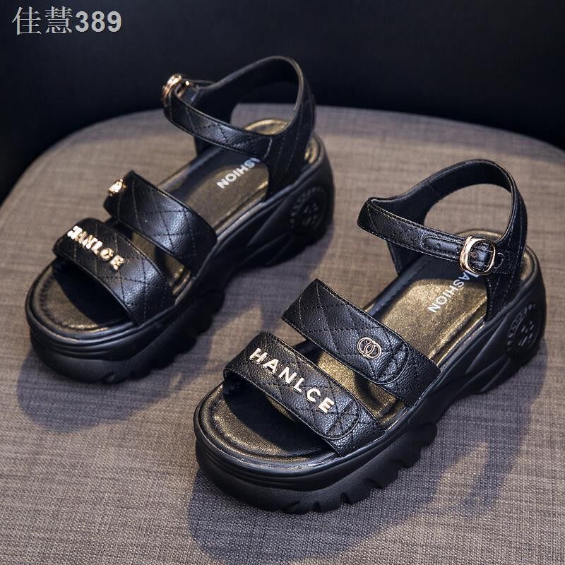 Trifle Platform Sandals Women s Summer 2021 New Fairy Style Fashion Explosive Models Sports Wedge-Heel รองเท้าผู้หญิงที