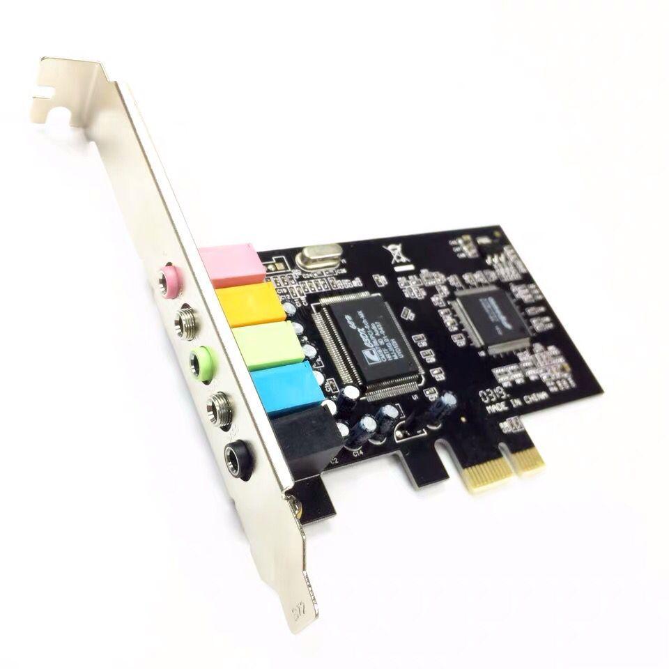 PCI-E PCI Express 6 Channel 5.1 CMI8738 Audio Sound Card PC windows7/8/ ...