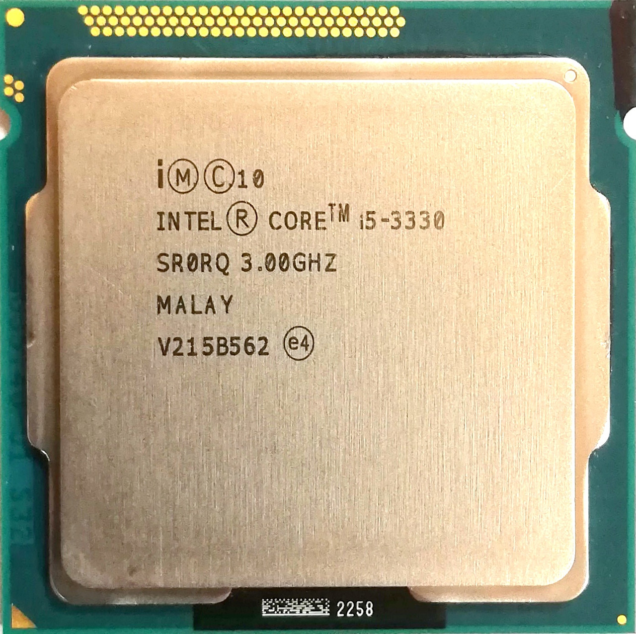 CPU Intel Core i5-3330 3.0 GHz 4คอ4เทรด 77W LGA 1155 ฟรีซิลิโคลน1ซอง i5 ...
